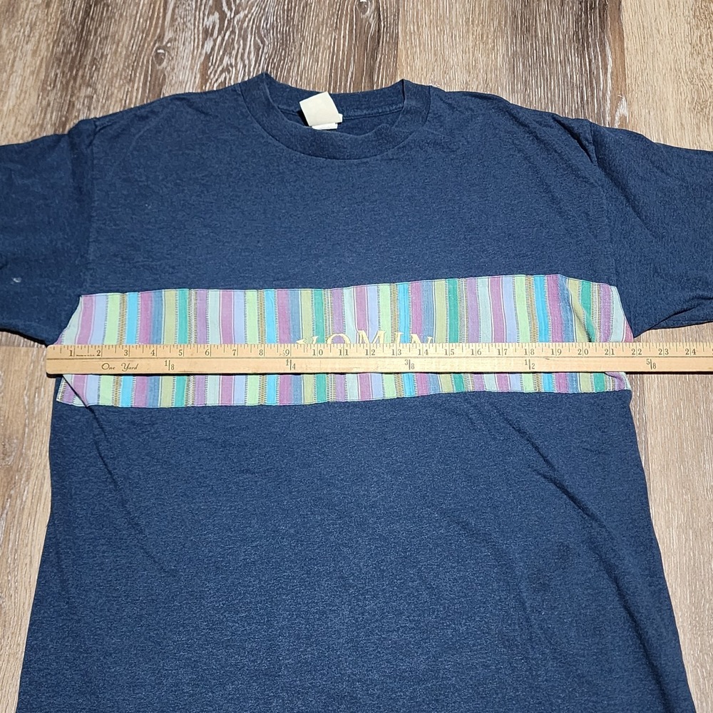 Vintage Single Stitch Wyoming USA State T Shirt Mens XL Classics Blue 90s Y2K - Picture 9 of 9